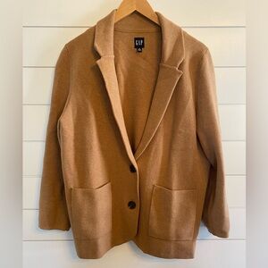 Oversized caramel blazer!